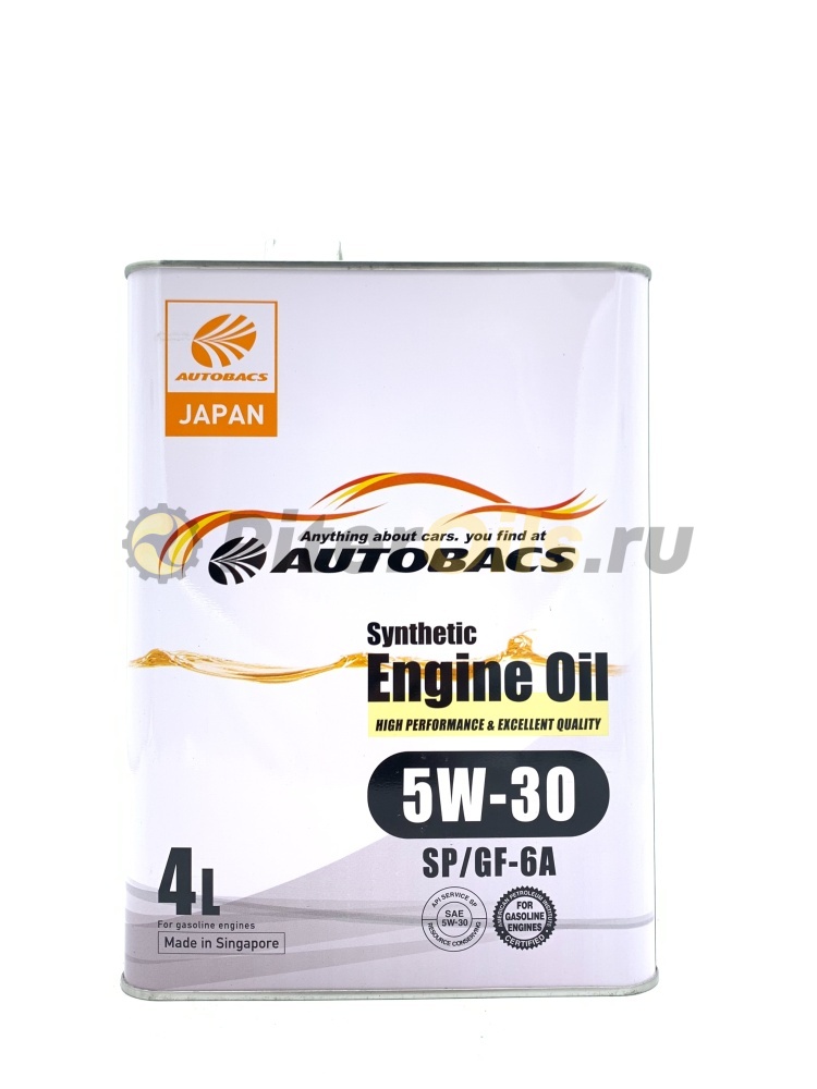AUTOBACS Engine Oil Synthetic 5W30 SP/CF/GF-6A (4л) A00032428