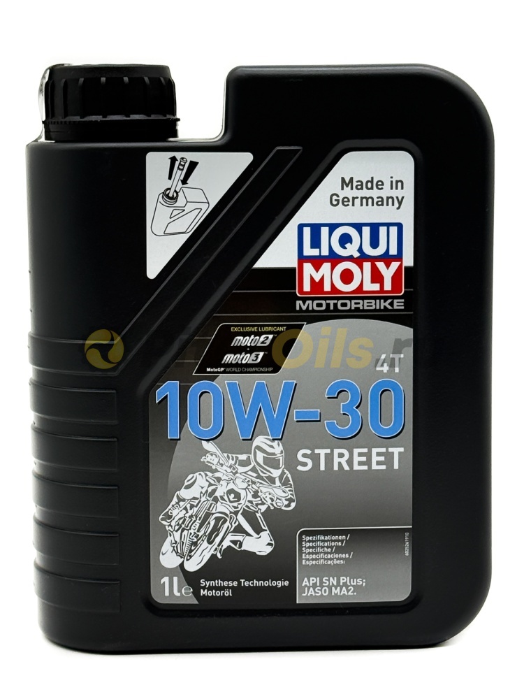 LIQUI MOLY Motorbike 4T Street 10W-30 масло для 4-тактных мотоциклов 1л 2526