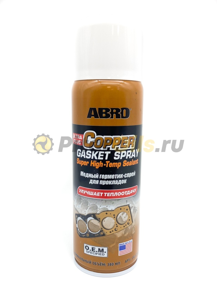 ABRO Герметик прокладок медный спрей 225г CG418R
