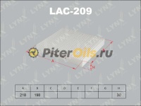 Фильтр салона LYNX LAC209 (K1060, CU 2345, LA 119)