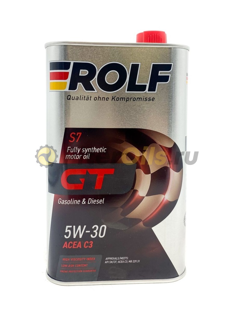 Rolf GT 5w30 SN/CF (1л) металл 322233