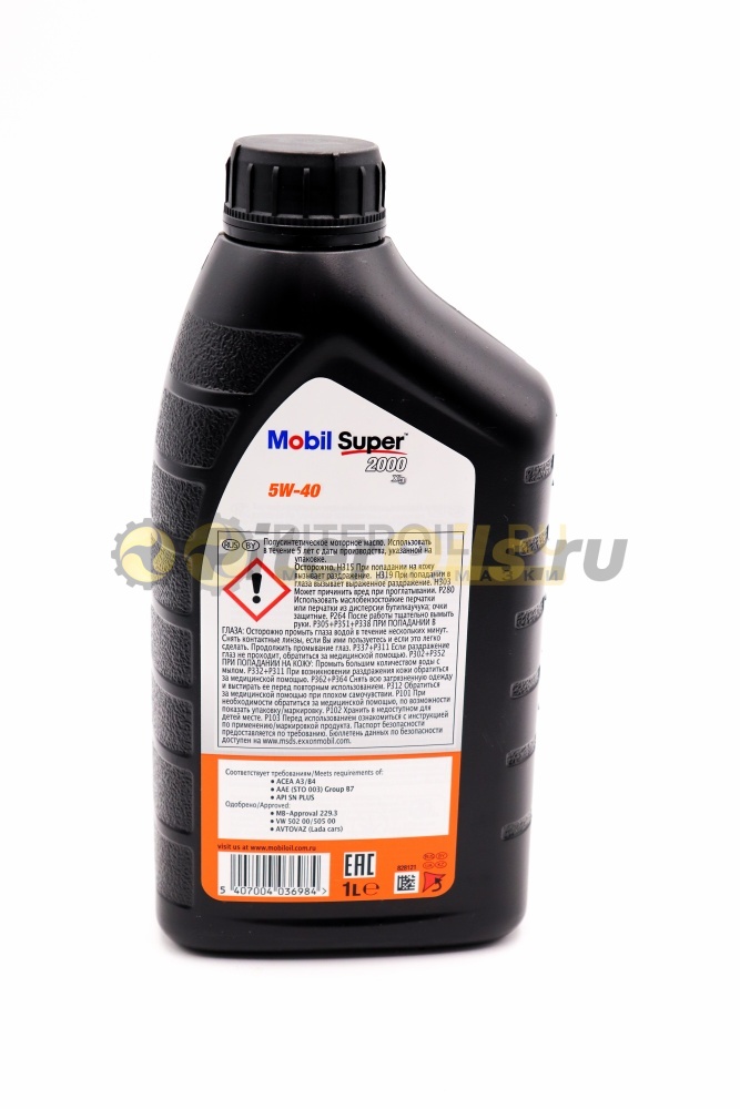Mobil Super 2000 X3 5W-40 (1л) 155338