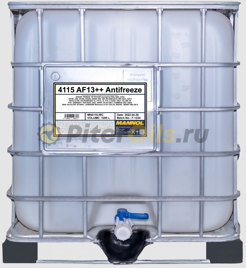 Mannol Antifreeze MN AF13++ (1000л) MN4115-IBC