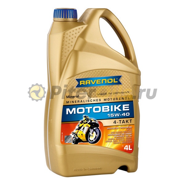 Ravenol Motobike 4-T Mineral 15W-40 (4л) 4014835731394