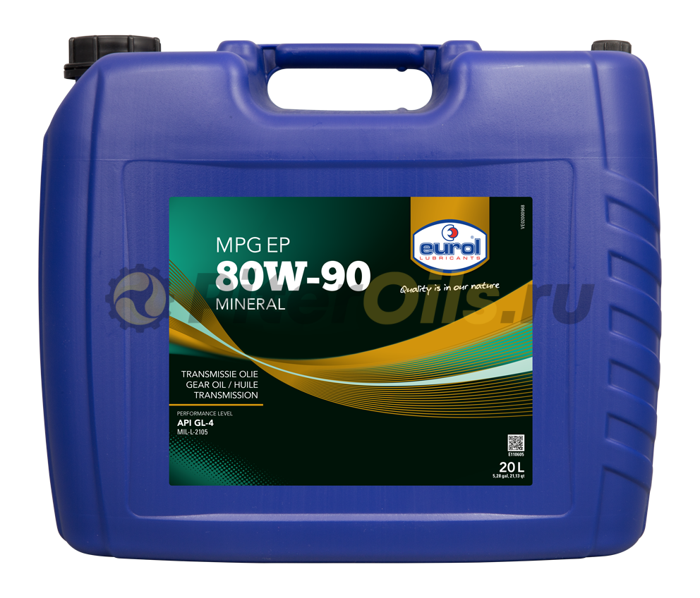 Eurol MPG EP 80W90 GL4 (20л) E110605-20LZIL