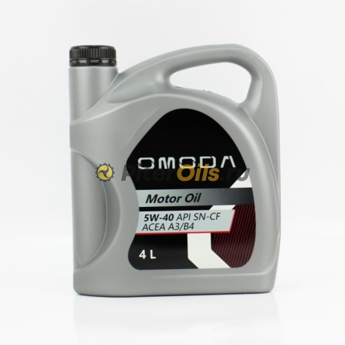 Omoda 5W-40 API SN/CF, ACEA A3/B4 (4л) OMODA5W404