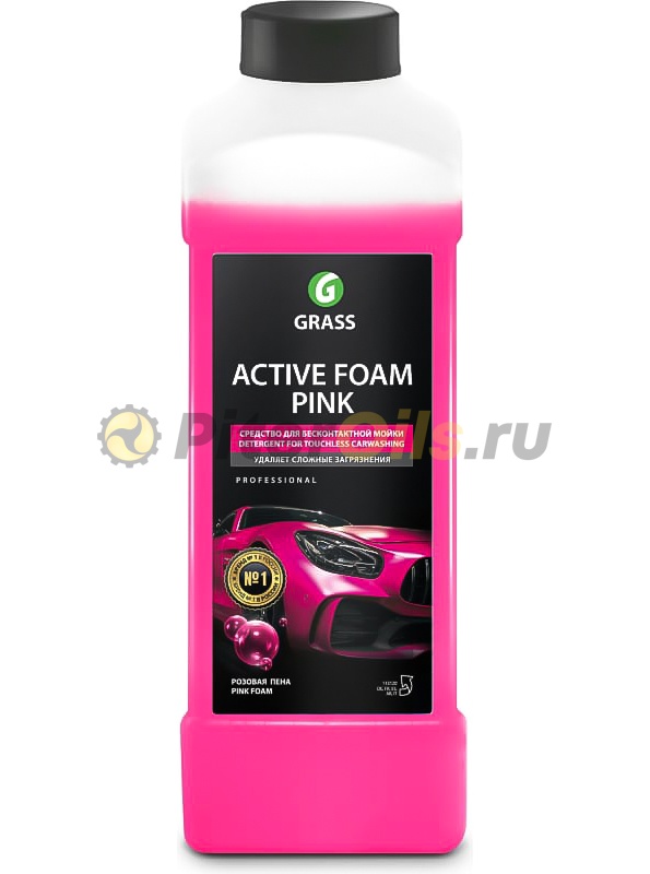 GRASS Автошампунь Active Foam Pink для бесконтактной мойки розовая пена 1л 113120