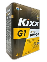 Kixx G1 SN Plus 0W-20 4л L209844TE1/L215044TE1