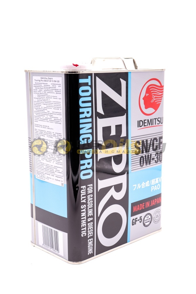 IDEMITSU Zepro Touring PRO F-S SN/CF 0W-30 (4л) 3615-004/4252-004