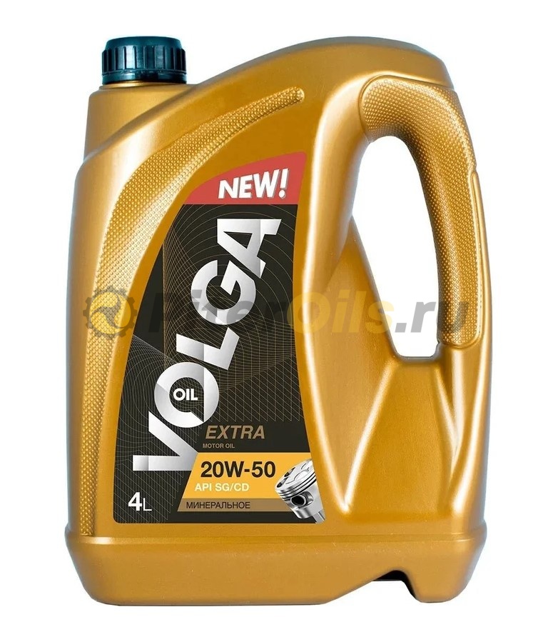 Волга-Ойл Масло ЭКСТРА SAE 20W50 API SG/CD 4л