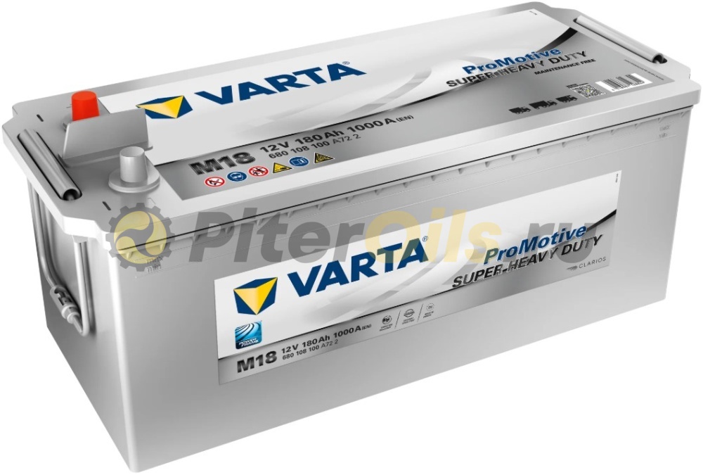 Аккумулятор VARTA PROMOTIVE SHD 12V 180Ah 1000A 513x223x223 680108100