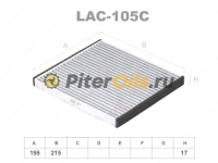 Фильтр салона угольный LYNX LAC105С (CUK 1828, K1183A, SAK 209)