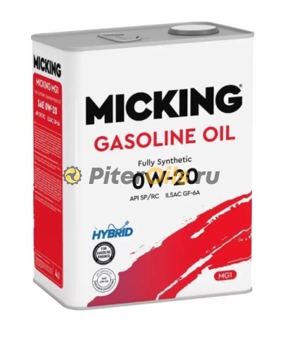 Micking Gasoline Oil MG1 API SP 0w20 (4л) M2117