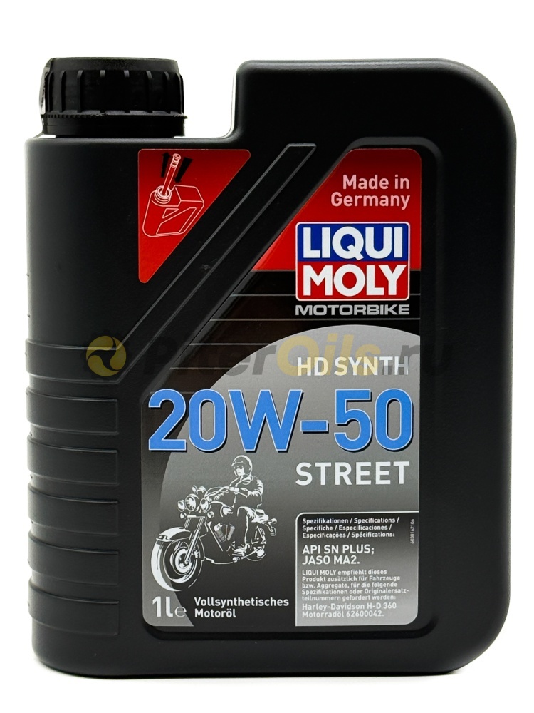 LIQUI MOLY Motorbike 4T HD Synth Street 20W-50 (1л) 3816