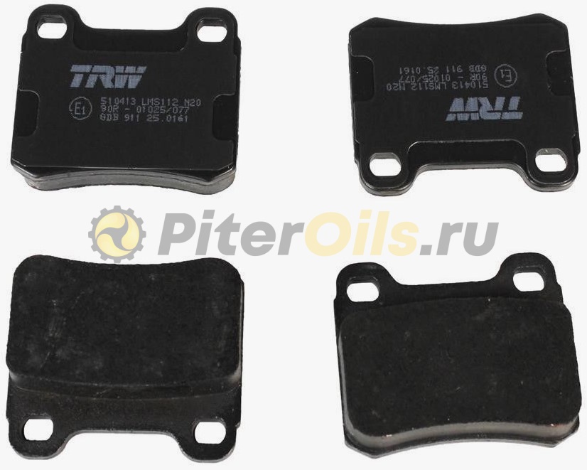 TRW Тормозные колодки задние GDB911