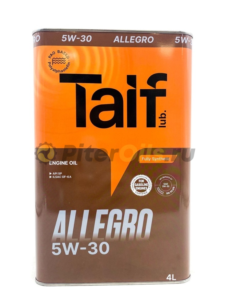 TAIF ALLEGRO 5W-30 (4л) 211010/211166