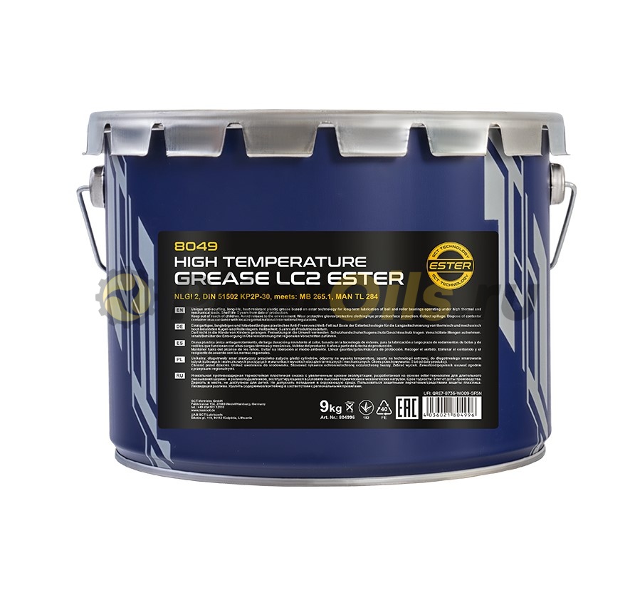 Mannol High Temperature Grease LC2 (9кг) 8049/261838