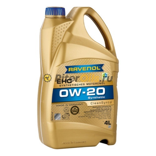 RAVENOL моторное масло EHC SAE 0W-20 (4л) 4014835880733