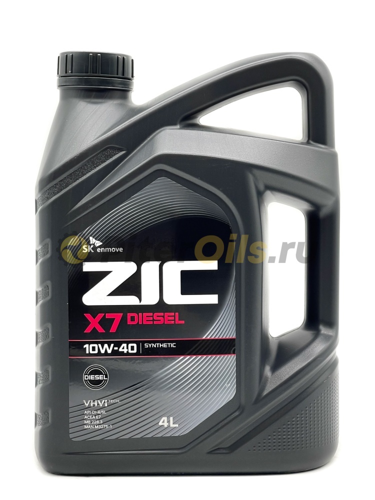 ZIC X7 DIESEL 10w40 CI-4 (4л) 162607