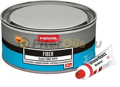 Шпаклевка со стекловолокном NOVOL FIBER  (1.8 кг) 1225
