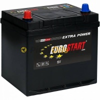 Аккумулятор EUROSTART Extra Power Asia 60Ah 480A (борт) пол прям (+ -) 232x173x225