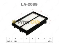 Фильтр воздушный LYNX LA2089 (AP105/8, A2802, A90040)