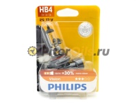 PHILIPS 9006PRB1 Лампа галогеновая HB4 Vision +30% 12V 55W P22d B1