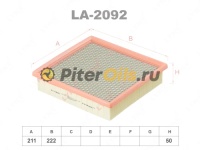 Фильтр воздушный LYNX LA2092 (AP003/10, C22029, LX 2108)