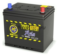 Аккумулятор Tyumen Battery ASIA 60Ah 550A (борт)  об. пол. (- +) 232x173x225