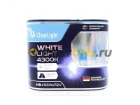 ClearLight Лампа 12V H3 55W PK22s 4300K WhiteLight 2 шт. DUOBOX MLH3WL