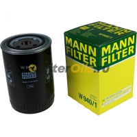 Фильтр масляный MANN W940/1 (Fleetguard HF6351)